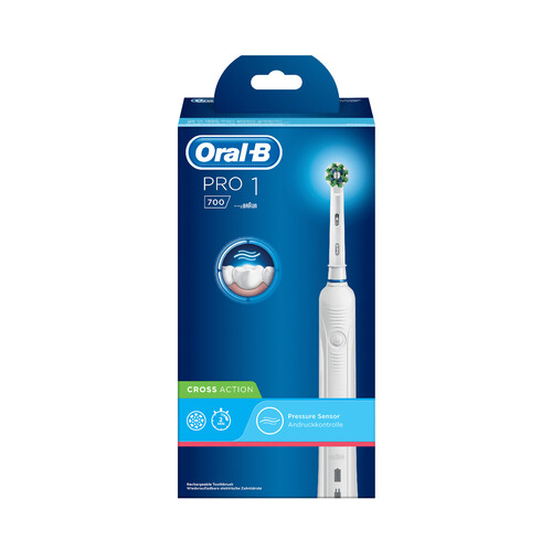 ORAL-B Cepillo de dientes eléctrico recargable con tecnología de Braun ORAL-B Pro 700.