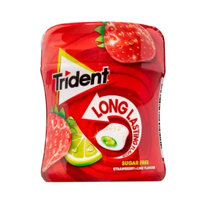 TRIDENT Chicle grajea fresa lima 60 min 68 g.