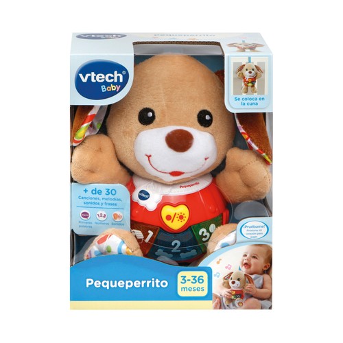 VTECH Baby, Pequeperrito peluche interactivo +3 Meses