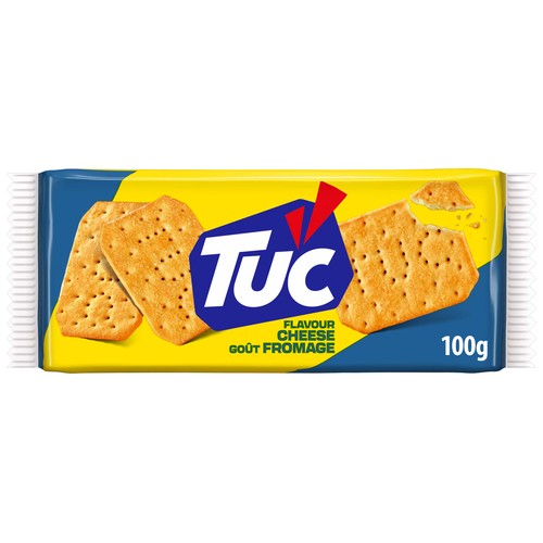 TUC Galletas saladas con sabor a queso de LU TUC paquete de 100 g.