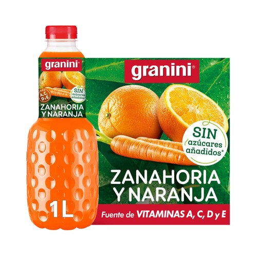 GRANINI Néctar de naranja y zanahoria Clásico 1 l.