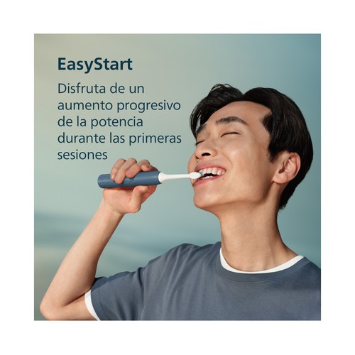 Cepillo de dientes eléctrico PHILIPS Sonicare Serie 2100 HX4021/04, 2 velocidades, temporizador.