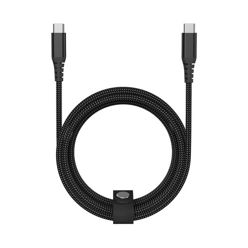 Cable USB C a USB C QILIVE 600183153, 1,5m, color negro.