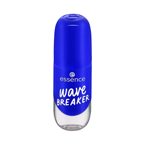 ESSENCE tono 75 wave breaker (azul eléctrico brillante) Esmalte de uñas secado rápido.