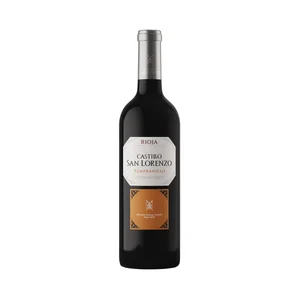 CASTILLO SAN LORENZO Vino tinto con D. O. Ca. Rioja botella 75 cl.