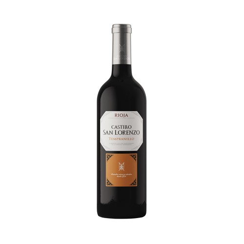 CASTILLO SAN LORENZO Vino tinto con D. O. Ca. Rioja botella 75 cl.