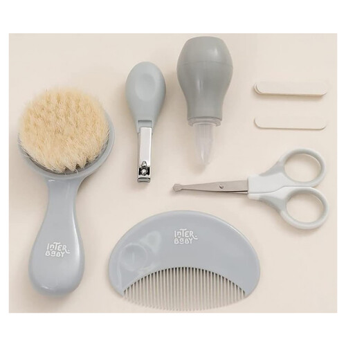 Set de higiene con neceser de koala gris, INTERBABY.