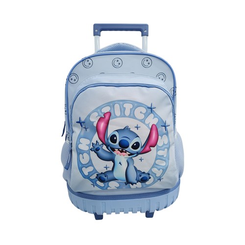 Mochila con ruedas reforzada. STITCH