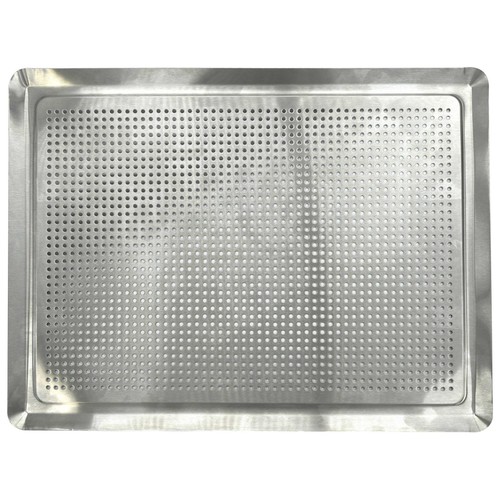 Bandeja de horno perforada 39,6x29,6cm fabricada en aluminio, ACTUEL