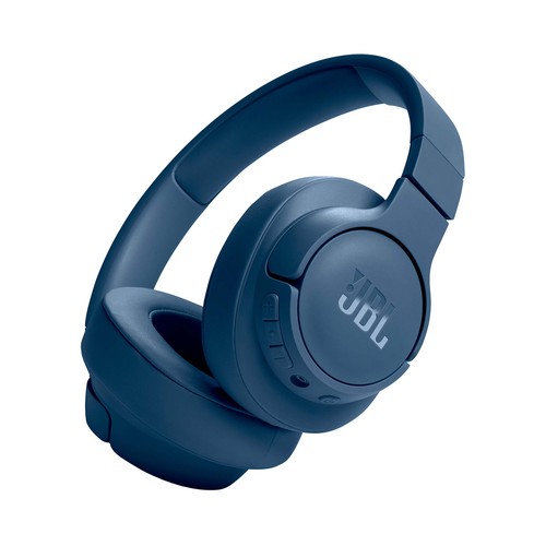 Auriculares Bluetooth JBL Tune 720 carga rápida, hasta 76H de autonomía, color azul.