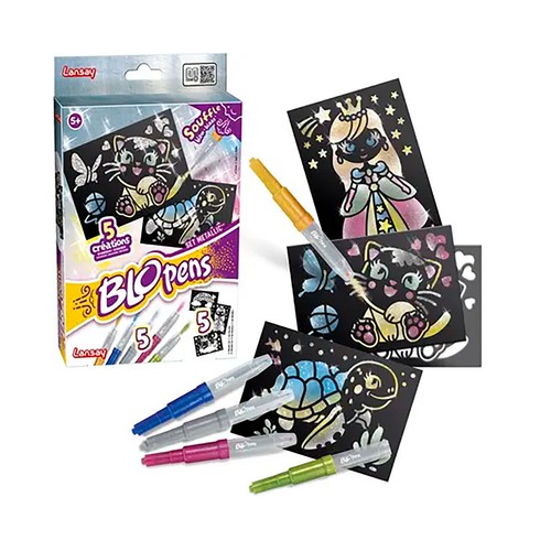 Blopens, creación de diseño metálico, LANSAY.