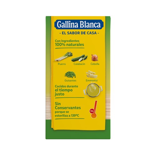 GALLINA BLANCA Crema casera de verduras 500 ml.