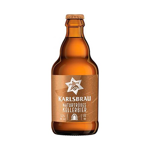 KARSLBRAU Cerveza artesana alemana Kellerbier KARSLBRAU 33 cl.