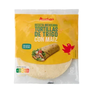 PRODUCTO ALCAMPO Tortillas de trigo y maíz 8 uds. 320 g.