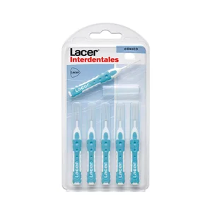 LACER Cepillo interdental cónico y prensado de 0.8 mm LACER 6 uds.