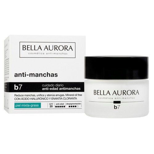 BELLA AURORA Crema anti-edad antimanchas B7 para piel mixta y grasa BELLA AURORA 30 ml.