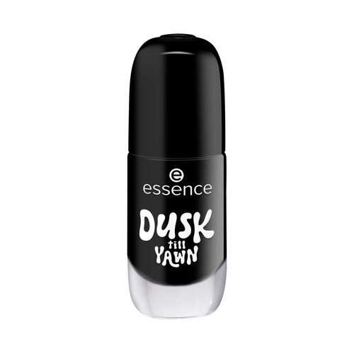 ESSENCE tono 45 Dusk till yawn negro puro Esmalte de uñas en gel de larga duración.