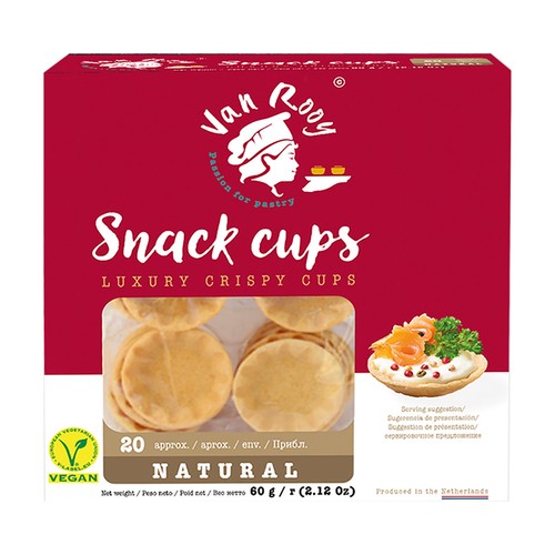 VAN ROOY Tartaletas crujientes 20 uds 60 g.