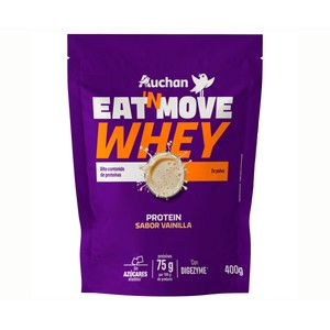 PRODUCTO ALCAMPO Whey protein sabor vainilla con Digezyme, sin azúcares añadido 400 g.