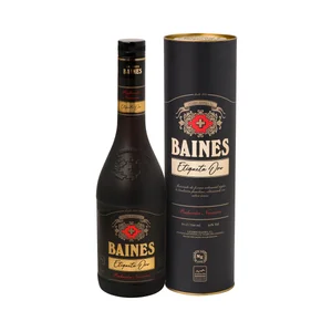 BAINES Pacharán artesano navarro BAINES Etiqueta oro botella de 70 cl.