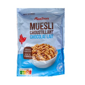 Producto Alcampo Cereles Muesli Crujiente con Chocolate con Leche 450 G.
