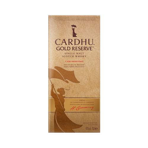 CARDHU Gold reserve  Whisky single malt escocés botella 70 cl.