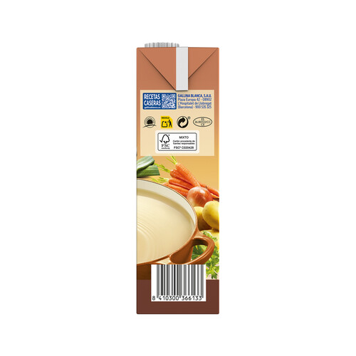 GALLINA BLANCA Caldo de pollo GALLINA BLANCA 1 l.