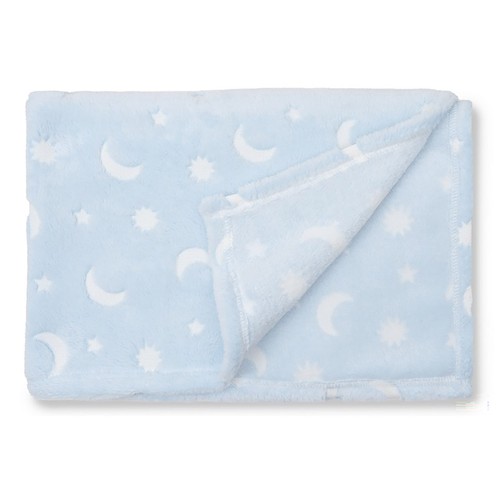 Manta grabada de luna y estrellas INTERBABY.