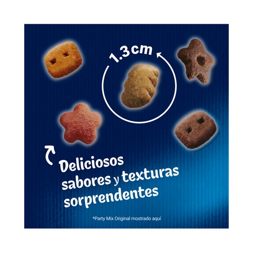 FELIX Snacks para gatos a base de pollo, hígado y pavo FELIX PARTY MIX 60 g.