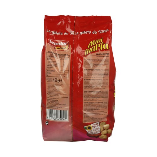 TEJEDOR Galletas mini María 450 g.
