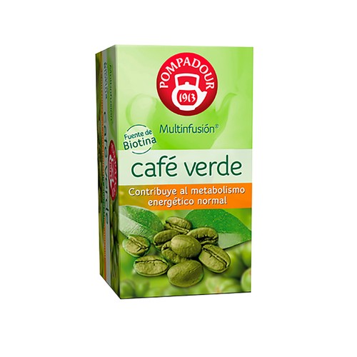 POMPADOUR Infusión café verde 20 uds. 2,2 g.