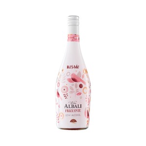 Vino rosado frizzante con bajo contenido en alcohol (5.5%) botella 75 cl.