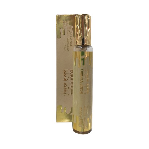 ECLAT Vainilla Eau de parfum (agua de perfume) árabe para mujer con vaporizador en spray 35 ml.