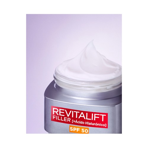 L´ORÉAL PARIS Revitalift filler 50 ml Crema de día rellenadora de arrguas y con FPS 50.