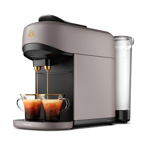 Cafetera automática de cápsulas PHILIPS L´OR Barista LM9512/20 gris, 19 bar, 1 ó 2 tazas.
