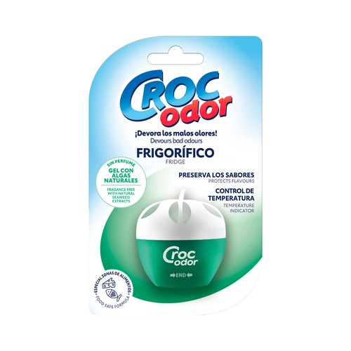 CROC ODOR Absorbe olores especial para frigorífico o nevera.
