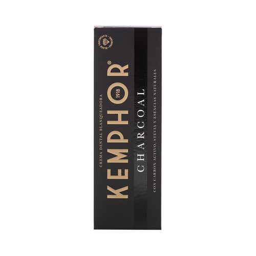 KEMPHOR Charcoal Pasta de dientes con acción blanqueadora 75 ml.