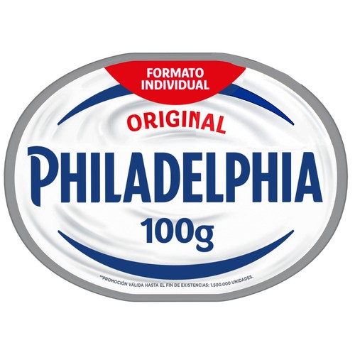 PHILADELPHIA Queso untable natural de 100 g.