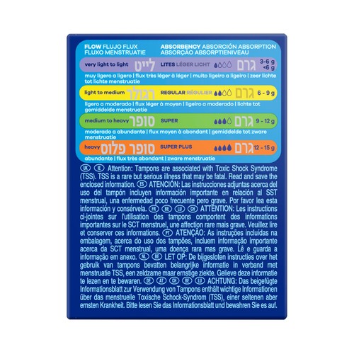 TAMPAX Tampones ligeros con aplicador TAMPAX Compak lites 24 uds