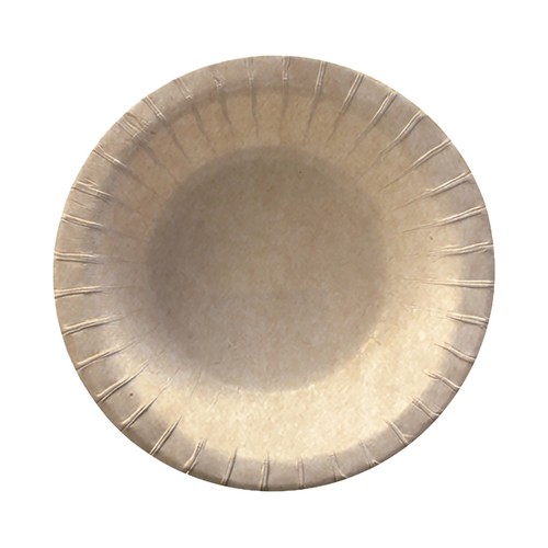 Pack de 10 bols de cartón antigrasa, 19cm, KRAFT.