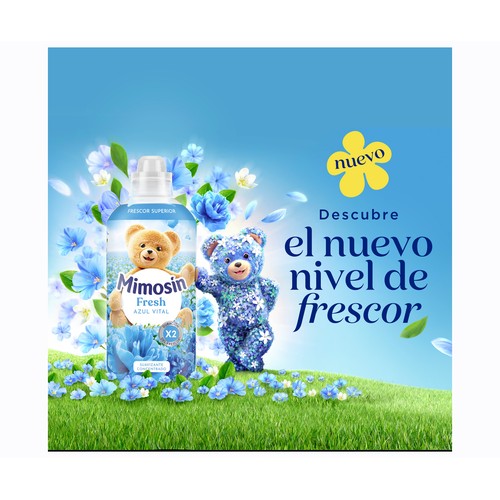 MIMOSÍN Suavizante concentrado hipoalergénico, 56 lavados.