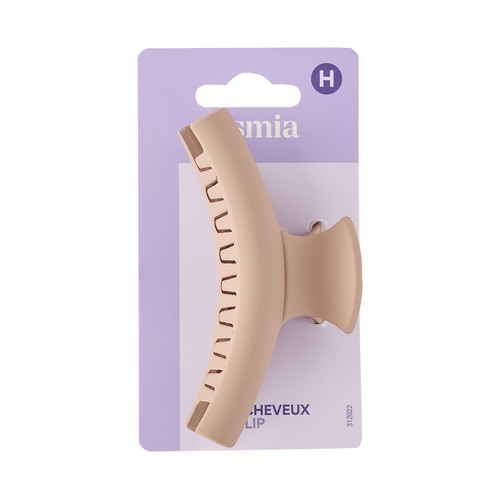 COSMIA Pinza grande de pelo, color beige mate.