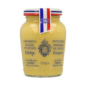 Imagen de GREY POUPON Mostaza de Dijon al vino blanc frasco de 215 gramos.