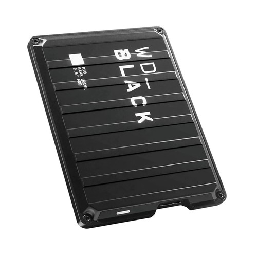 Disco duro externo 4TB WD Black P10 Game Drive, tamaño 2,5, conexión USB 3.2.