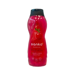 SANKO Fruits edition Gel de baño o ducha con extracto de cereza y fresa 750 ml.