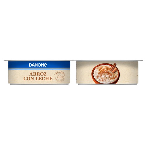 DANONE Arroz con leche con un toque de canela DANONE 2 x 130 g.