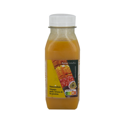 Smoothie de mango, goji y fruta de la pasión ALCAMPO GOURMET 250 ml.