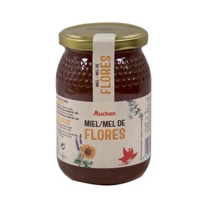 PRODUCTO ALCAMPO Miel de flores en frasco 500 g.