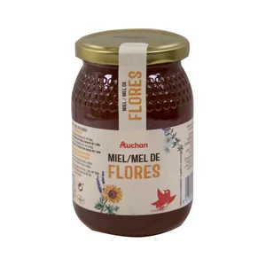 PRODUCTO ALCAMPO Miel de flores en frasco 500 g.