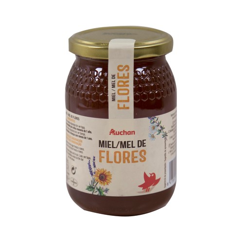 Miel de flores en frasco PRODUCTO ALCAMPO 500 g.